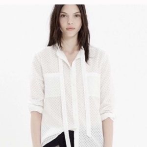 Madewell button down white shirt. Sz S